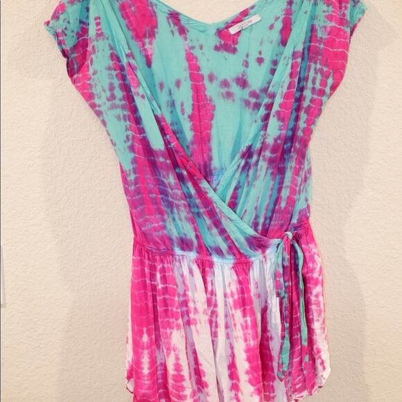 OndadeMar boho tie dye swimsuit wrap cover up - Picture 6 of 8